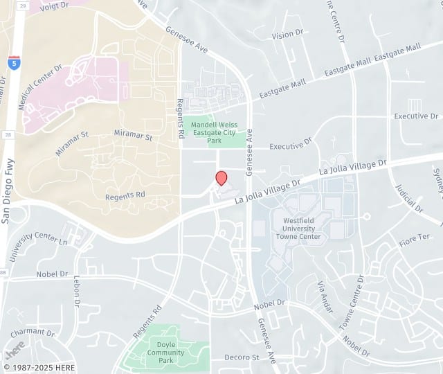 Location Map: 4225 Executive Square, Suite 600, #6042 La Jolla, California 92037