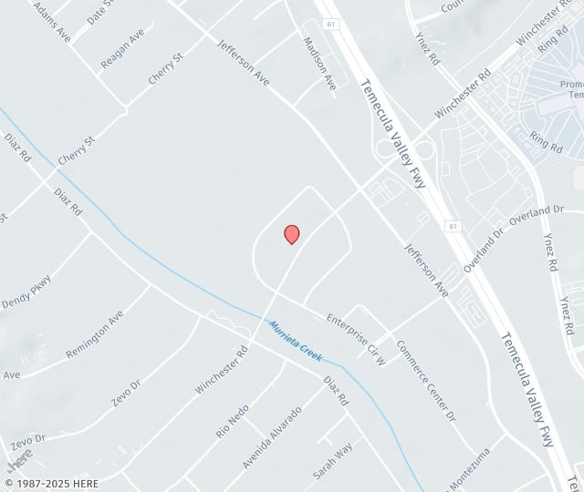 Location Map: 41715 Winchester Road, 107 Temecula, California 92590